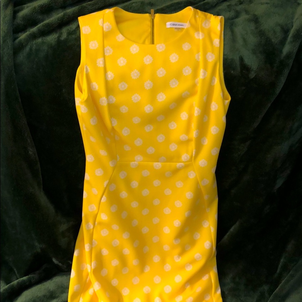 CK YELLOW DRESS